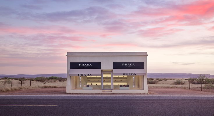 Prada-inspired concept store in the desert