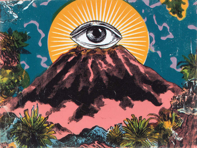 Symbolic image of an eye above a mountain, representing insight, awareness, and emotional grounding.